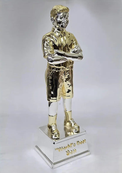 Gold Art India Best Son Figurine Gold & Silver Plated World's Best Son