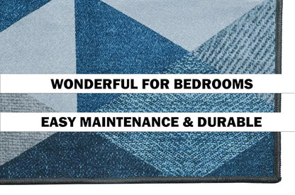 BSB Home 3D Jet Multi Printed 3D Jet Vintage Persian Carpet Rug Runner and Carpets for Bedroom