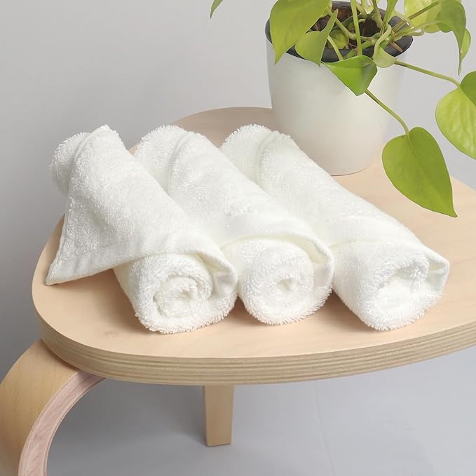 Heelium  Bamboo Face Towel Ultra Absorbent & Odour-Free 3X Softer Than Cotton Towels