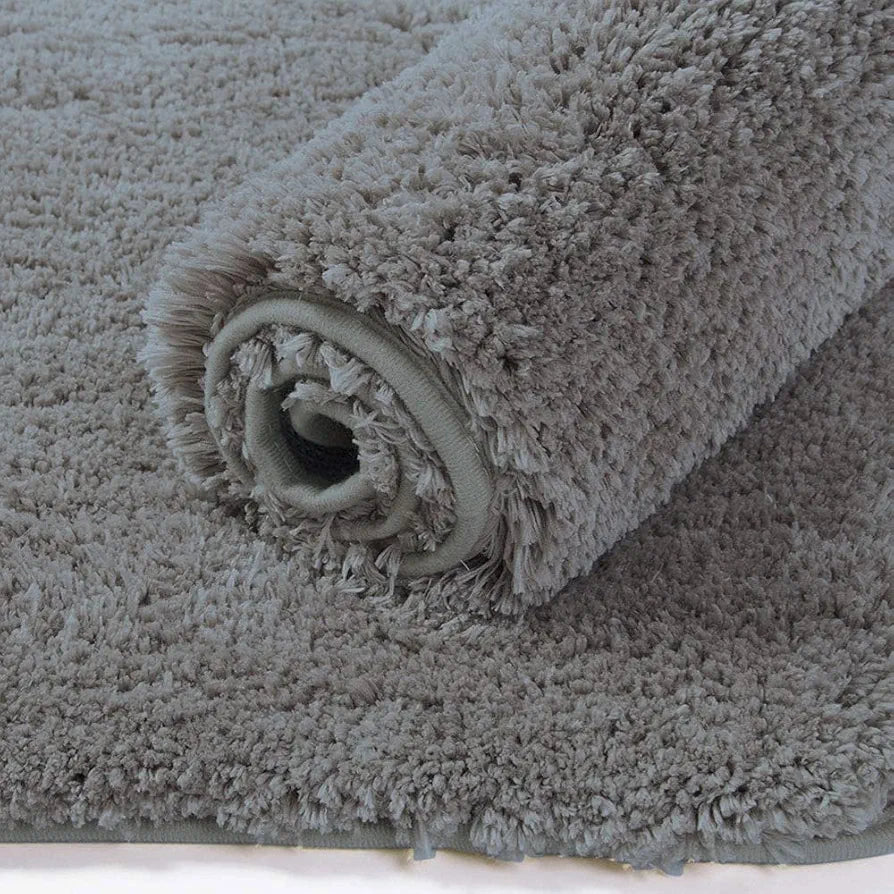 Luxe Home International Runner Super Soft Anti Skid Newman Rug For Bedroom  Rectangular Colour Silver