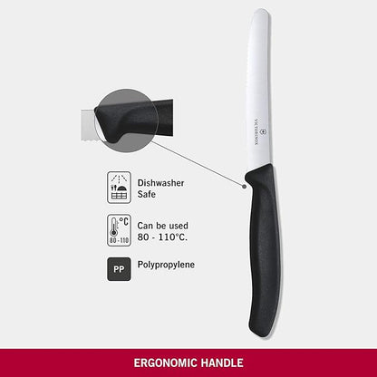 Victorinox Swiss Made Stainless Steel Swiss Classic Paring Knife 11 cm Serrated Edge 6.7833