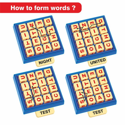 Toymate Word Boggle Fast Word Search Board Game
