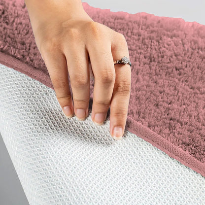 Luxe Home International Carpet Super Soft Anti Slip Vegas Rectangular Rugs Color Pink