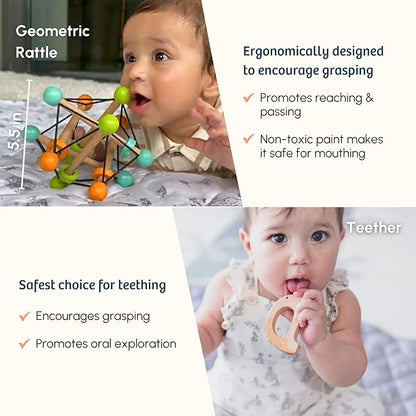 Curious Cub Montessori Learning Wooden Toys Box | Box 2 | Improve & Develop Language Memory Skills