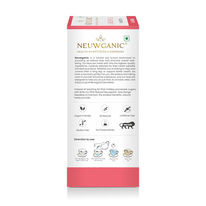 Neuwganic - Ladies Special Wellness Tea Bags - 25 Pyramid Tea Bags