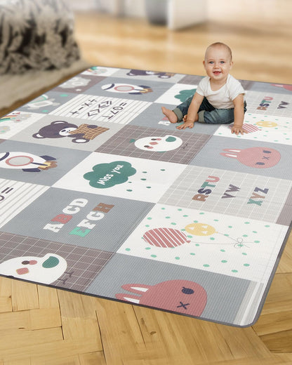 Play Nation Premium Double Sided Waterproof Play Mat for Babies 0 to 2 Years