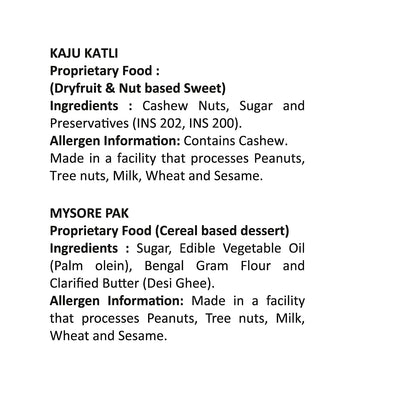 Lal Sweets Royal Delight - 400gm