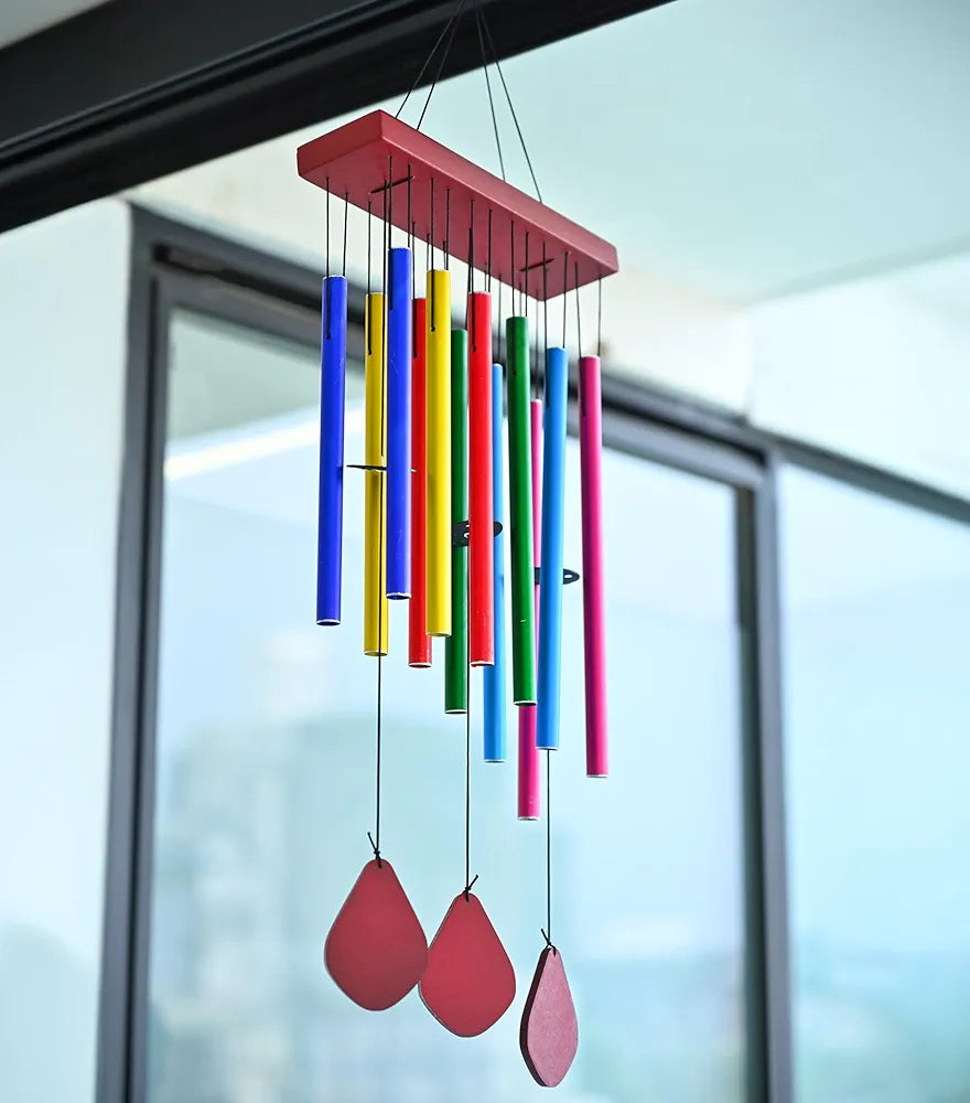 Zaicus Colorful Wind Chime Metal Hanging Bells Wind Chime-025