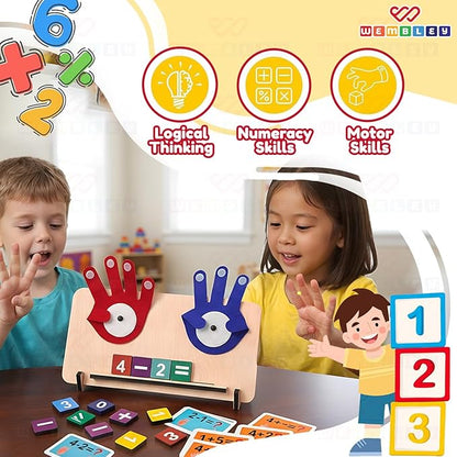 Wembley Montessori Maths Learning Educational Toys for 3+ Years Old Boys & Girls Multicolor