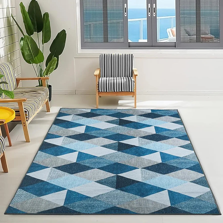 BSB Home 3D Jet Multi Printed 3D Jet Vintage Persian Carpet Rug Runner and Carpets for Bedroom