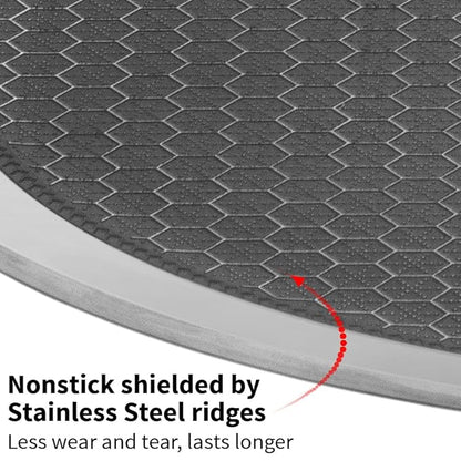 Hawkins 24 cm Paratha Tava, Triply Stainless Steel Shielded Nonstick Tawa