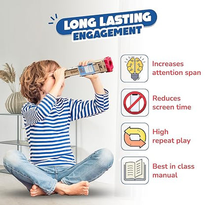 Smartivity Telescope Toy for Kids Measure Height & Distance Best Birthday Gift for Boys & Girls