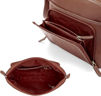 Goatter Genuine Leather Casual Sling Bag for Girls and Women