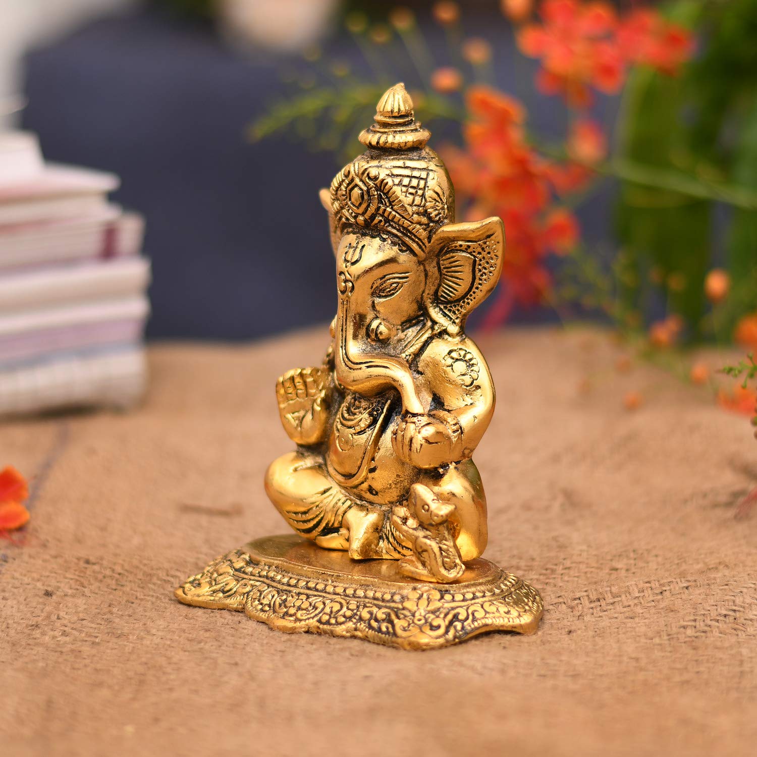 Metal Lord Ganesh Idol