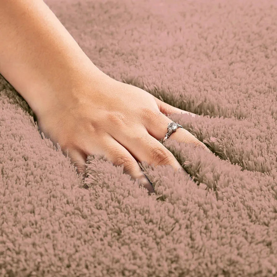 Luxe Home International Microfiber Bath Mat Super Soft Non Slip 60x90 cm Colour Peach