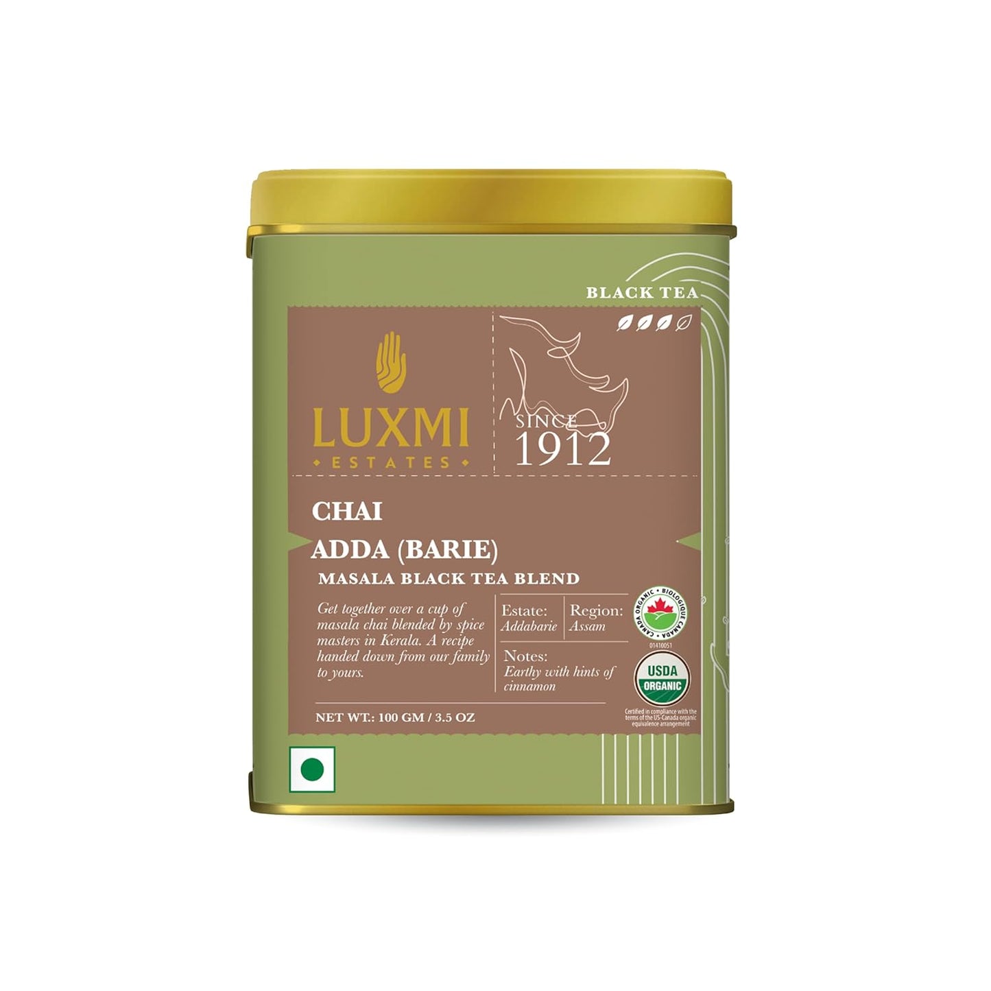 Luxmi Estates Masala Chai Powder - 100 gms