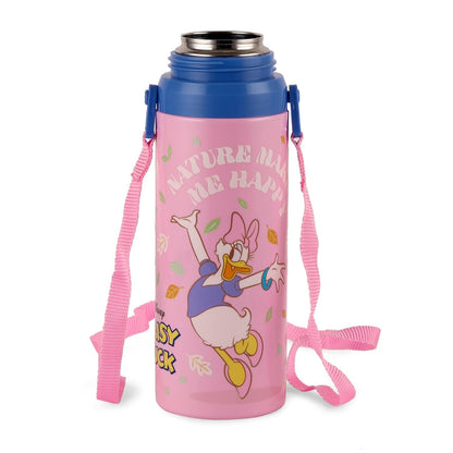 CELLO Kidzbee Autumn 600 Daisy Duck Design Insulated Kids Sipper Water Bottle 600 ml