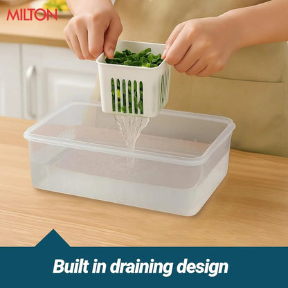 Milton 6 Grid Fridge Storage Containers