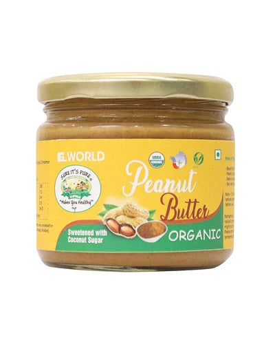 Elworld Agro & Organic Food Products Peanut Butter - 350g