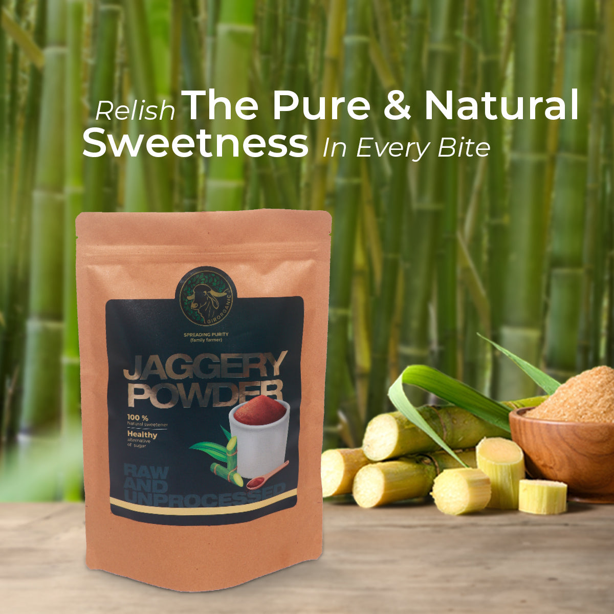 Raw & Organic Jaggery Powder