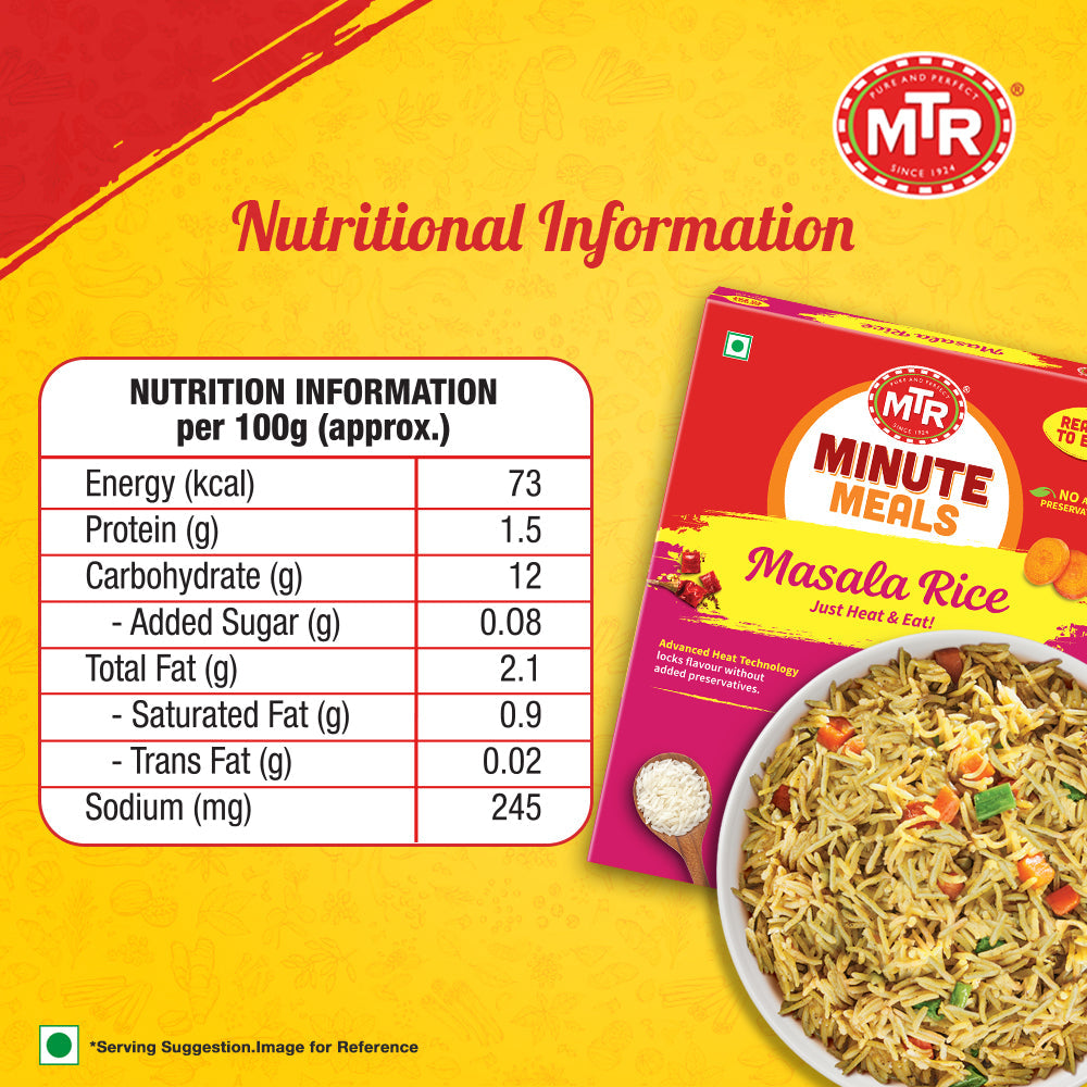 MTR Ready to Eat Masala Rice 250 g