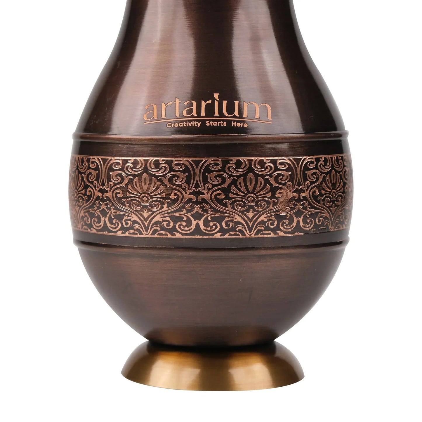 Artarium Antique Etching Pear Copper Water Jar with Gift Box