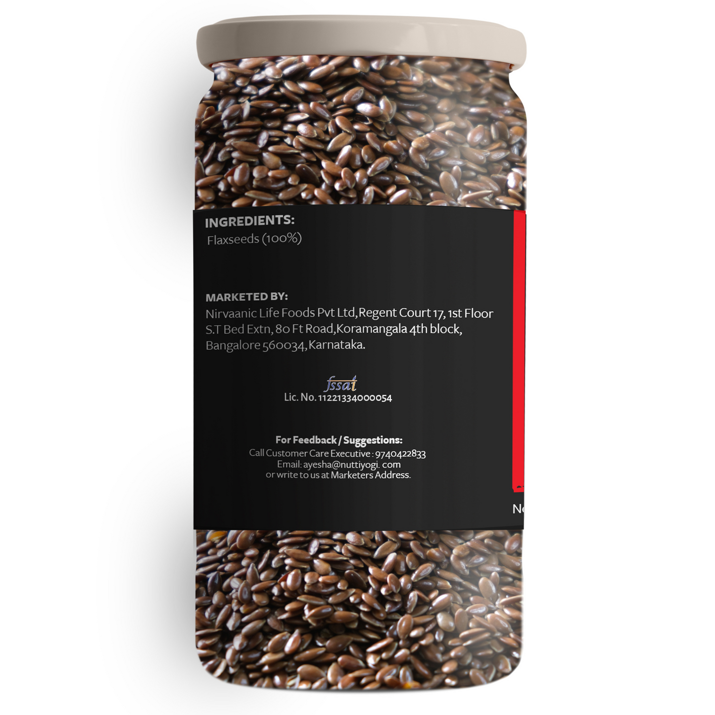 Nutty Yogi Roasted Flax Seeds