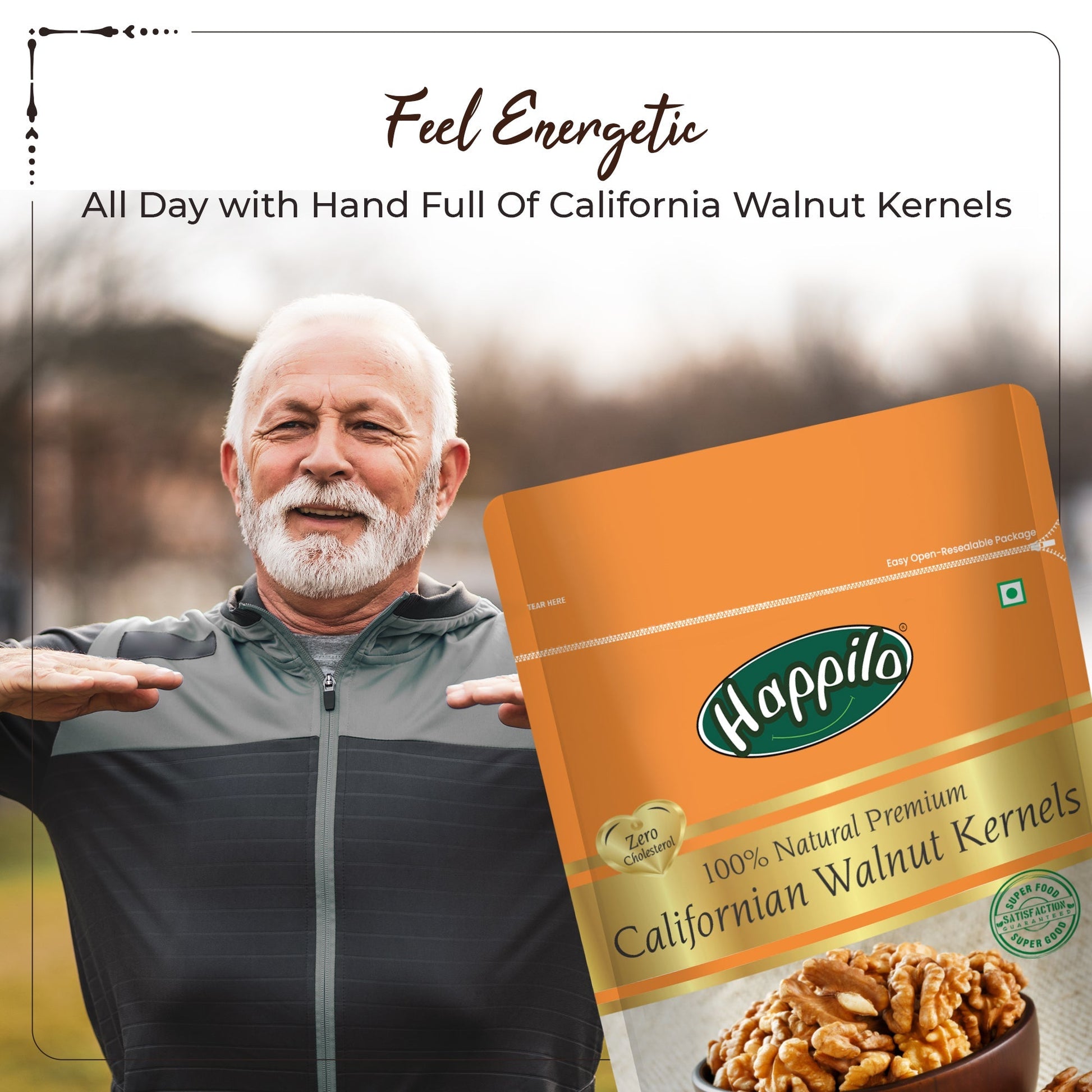Happilo 100% Natural Californian Walnut Kernels