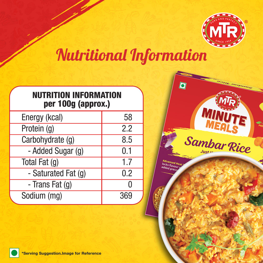 MTR Ready to Eat Sambar Rice 300 g