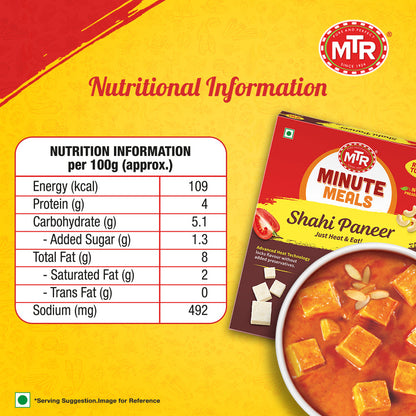 MTR Ready to Eat Shahi Paneer 300 g