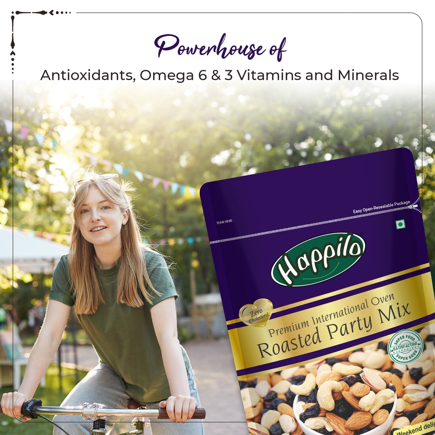 Happilo Premium Oven Roasted & Lightly Salted Party Mix