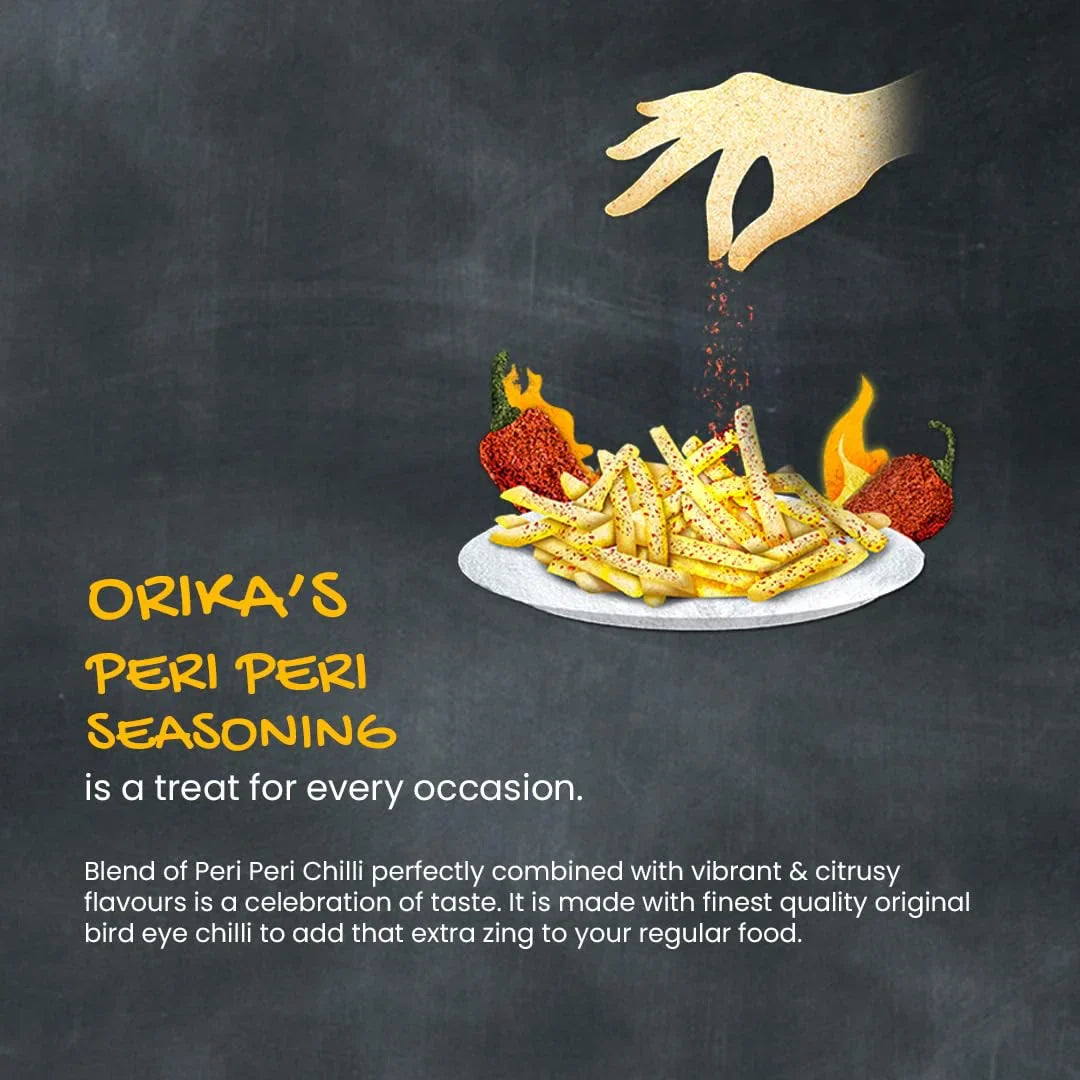 Orika African Peri Peri All Purpose Seasoning, Pack of 2, 85g each