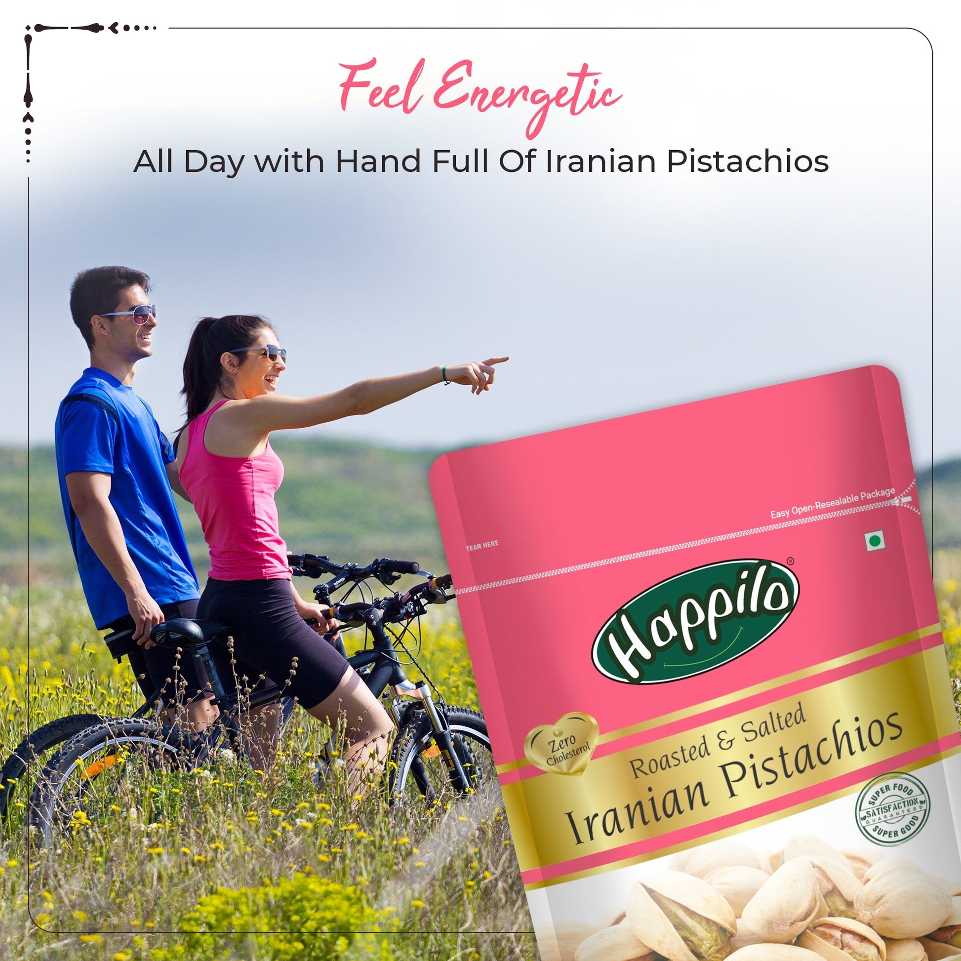Happilo Premium Oven Roasted & Salted Pistachios