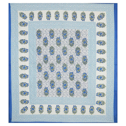 100% Pure Cotton Traditional Printed Bedsheet for Double Bed King Size Bedsheet with 2 Pillow Covers