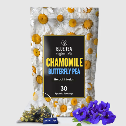 Chamomile Butterfly Pea Herbal Infusion - 30 Teabags
