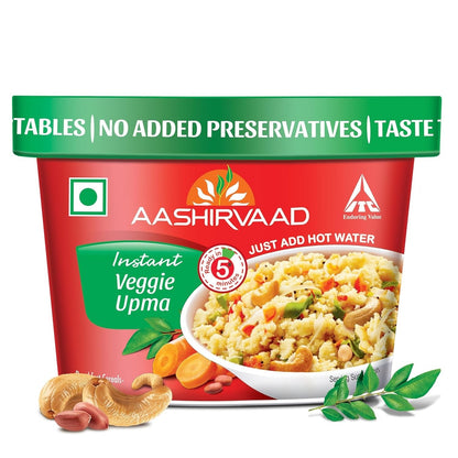 Aashirvaad Instant Veggie Upma - 80 gms