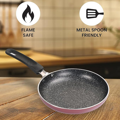 Milton Pro Cook Non Induction Granito Fry Pan, 18 Cm Frying Pan - 330 gms