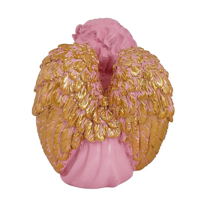 Zart Angel Girl Right Gold Wing Statue for Home Decor