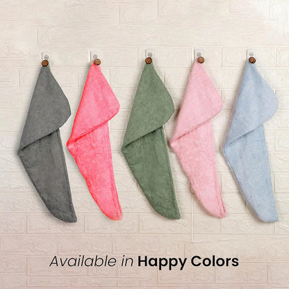 Mush Bamboo Hair Towel Ultra Soft Absorbent & Anti Microbial Hair Wrap