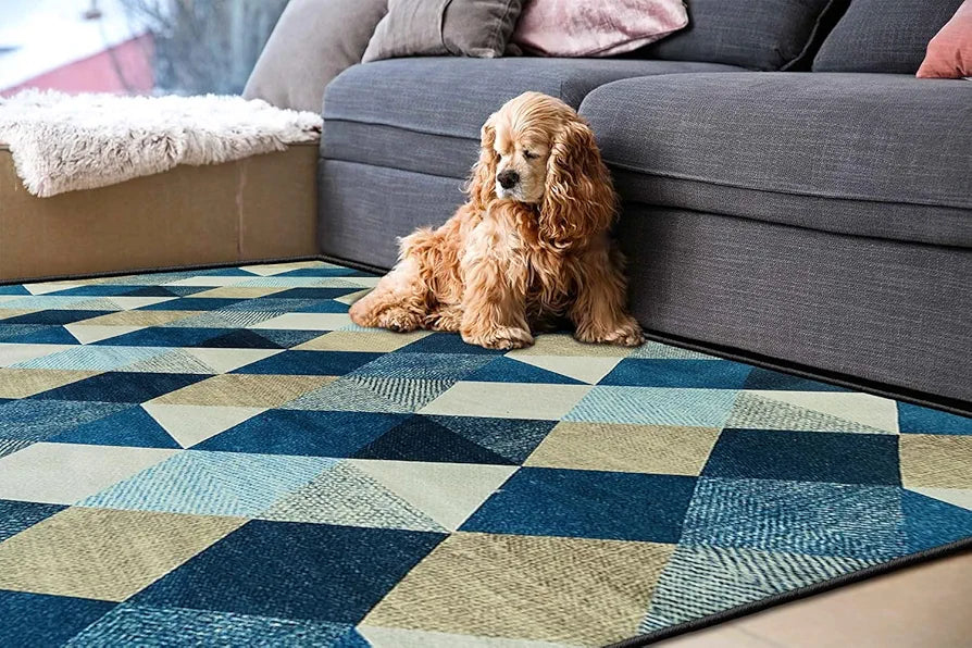 BSB Home 3D Jet Multi Printed 3D Jet Vintage Persian Carpet Rug Runner and Carpets for Living Area