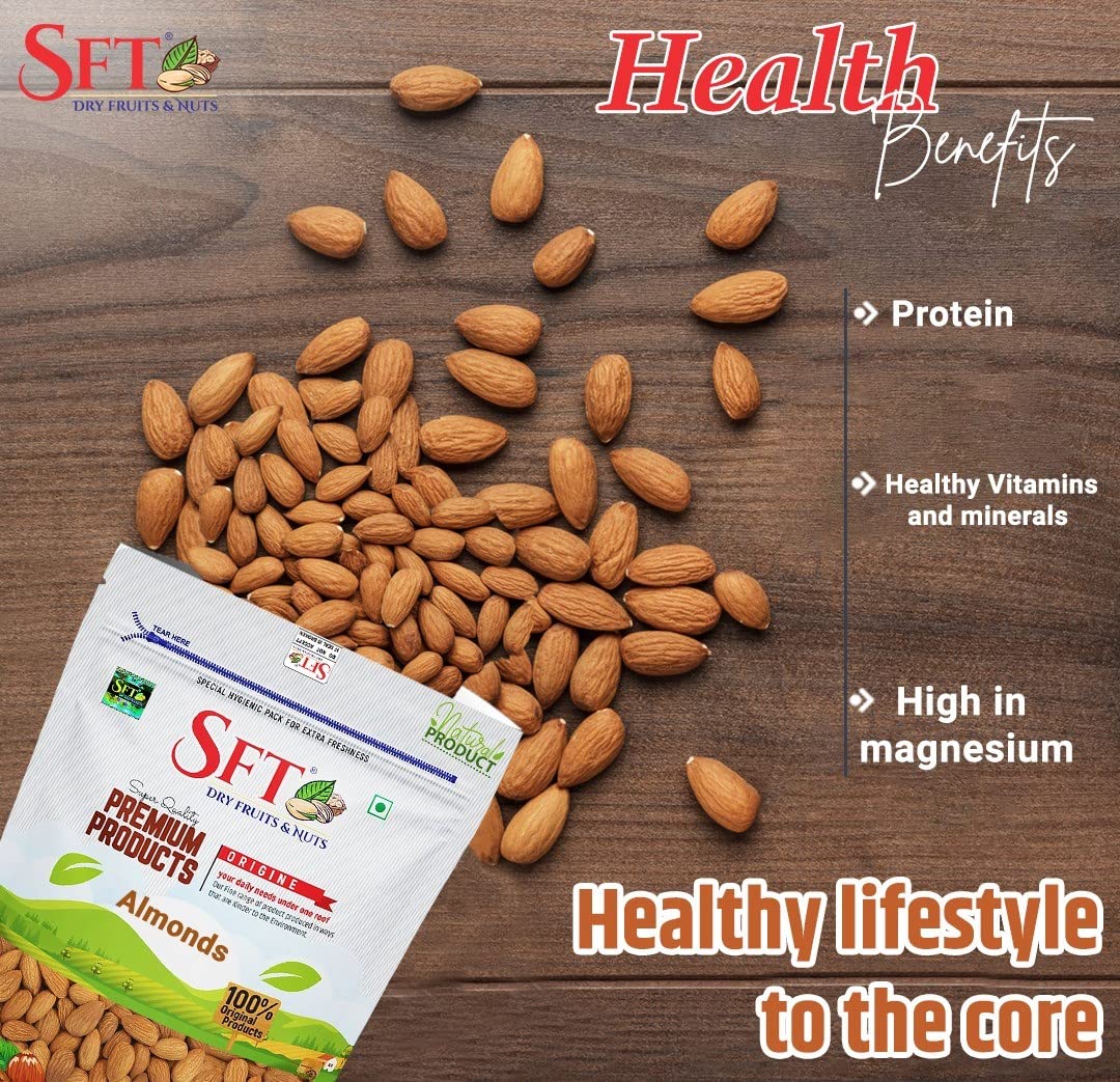 Sft Almonds California Badam Giri - 1000 gms