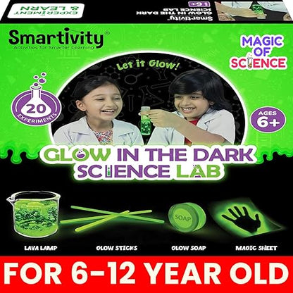 Smartivity Glow Magic Science Experiment Kit for Kids Birthday Gifts for Boys & Girls