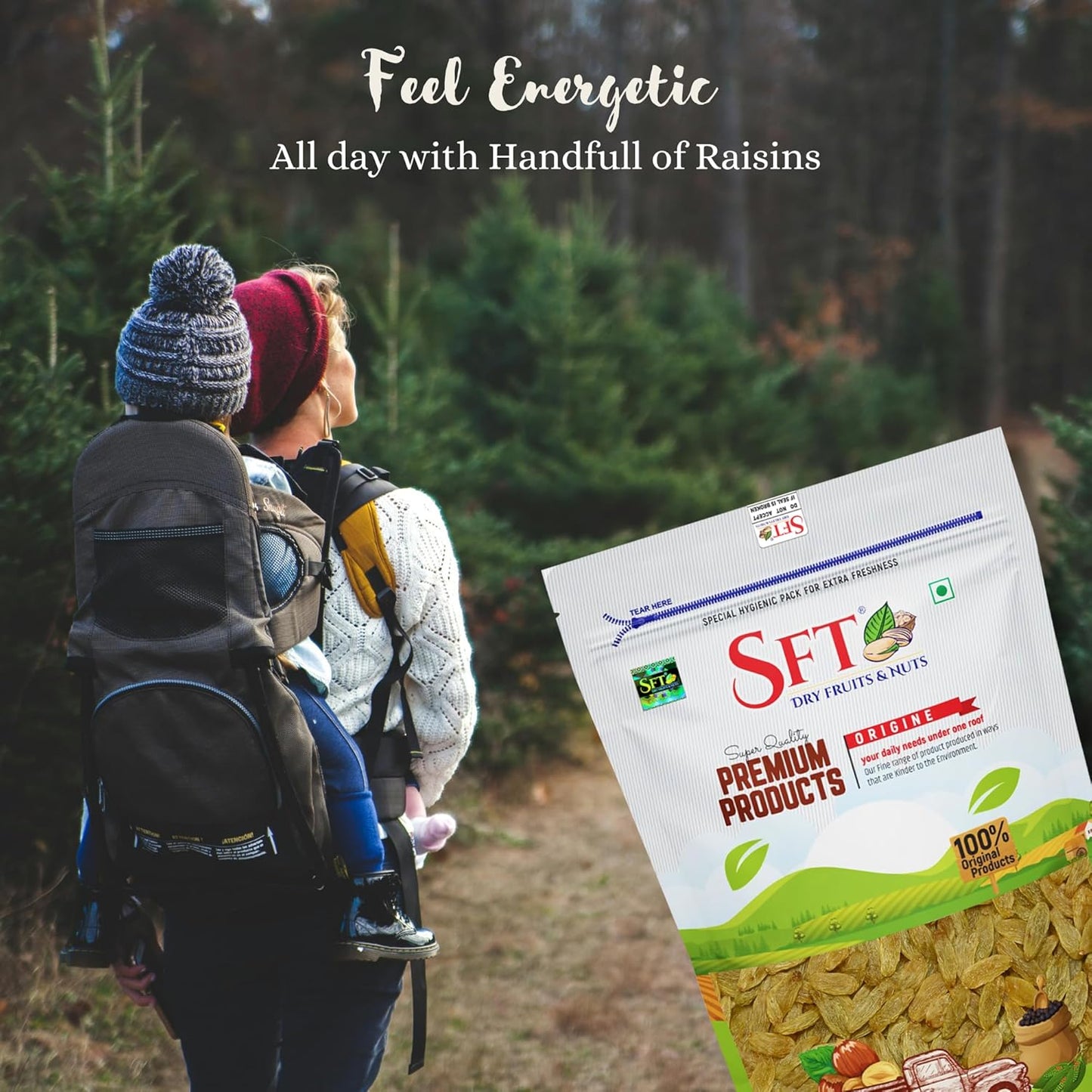 Sft Raisins Seedless Dry Grapes - 1000 gms