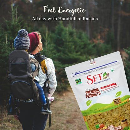 Sft Raisins Seedless Dry Grapes - 1000 gms