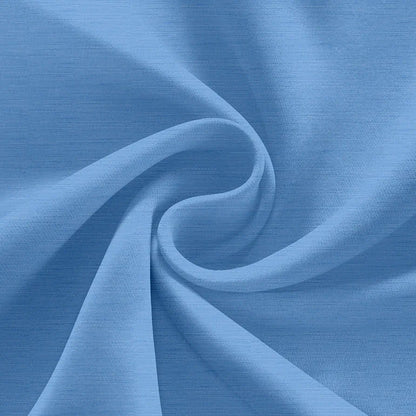Divine Casa Luxurious 7 Feet Blackout Curtain for Doors Room Darkening Thermal Insulated & Noise Reducing Premium Opaque Polyester Colour Steelblue (Pack of 1)