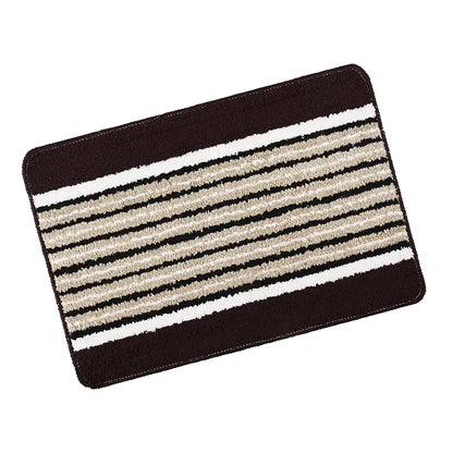 Kuber Industries Anti-Skid Water-Absorbent Door Mats for Home Micro New Wings Lining Brown