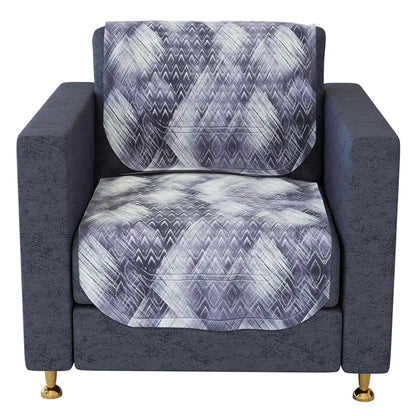 Kuber Industries Sofa Cover Set 5-Seater for Home Decor Shaded Venus Gray