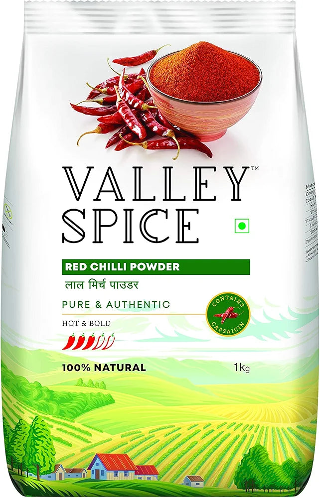 Valley Spice Popular - Red Chilli Powder - Hot & Bold 