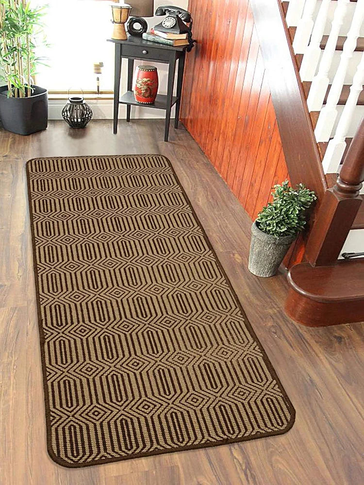 Saral Home Joda Printed Soft Jute Durable & Washable Multipurpose Runner