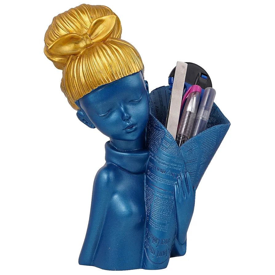 Zart Angel Girl Showpiece Winged Fairy Statue for Shelves